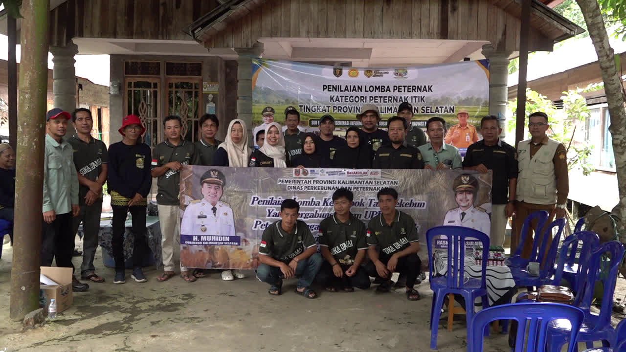 Disbunnak Kalsel Verifikasi Lapangan, Tiga Kelompok Tabalong Masuk Penilaian Provinsi