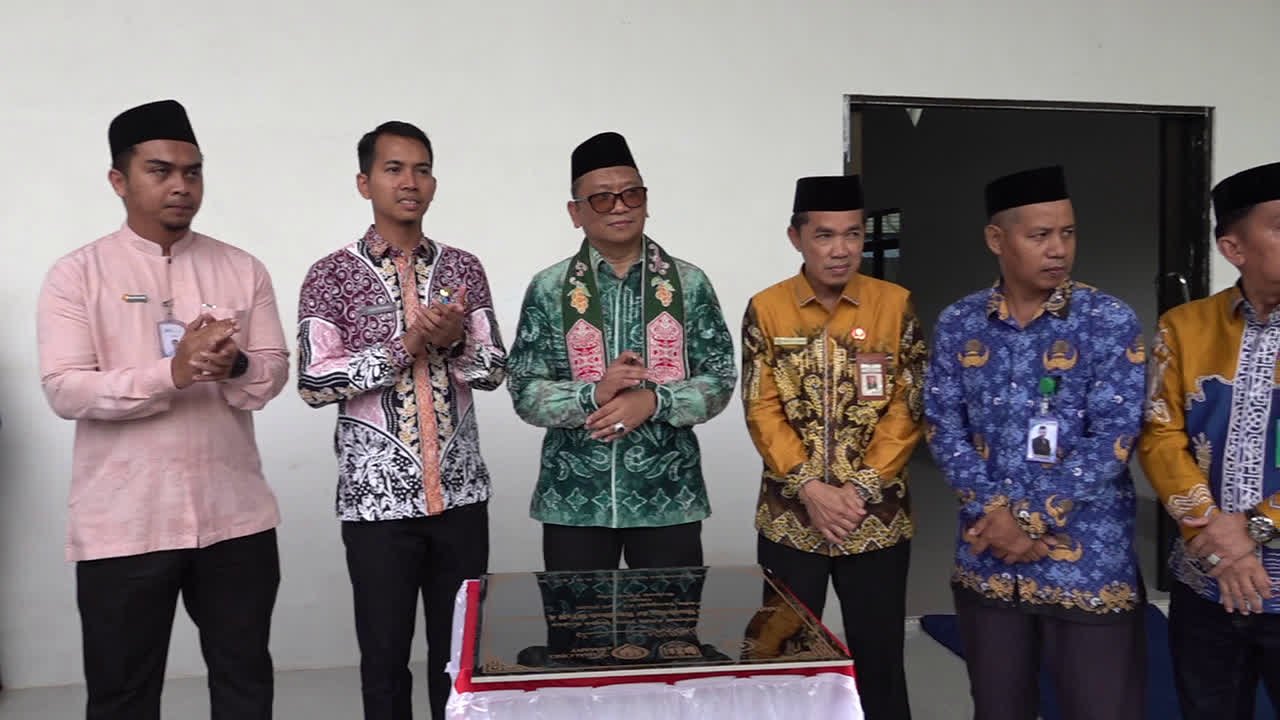 Haji Fani Harap Musala Baru MTsN 4 Tabalong Jadi Pusat Pembinaan Karakter Anak