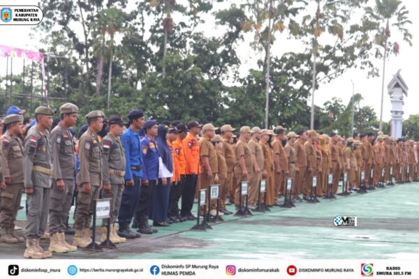Laksanakan Apel Gabungan. Pemkab Mura dukung Penuh Kelancaran Sidang Sinode GKE 2026