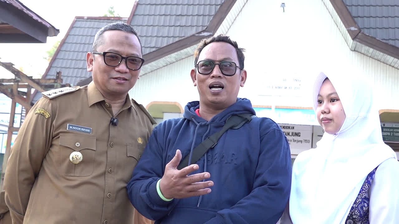 Orang Tua di Tabalong Sambut Antusias Gerakan Ayah Mengantar Anak Sekolah