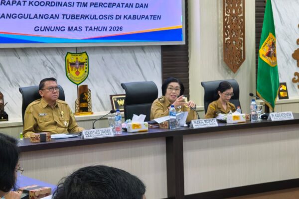 Wabup Gumas Pimpin Rakor Tim Percepatan Penanggulangan TBC, Targetkan RAD Rampung Agustus 2026