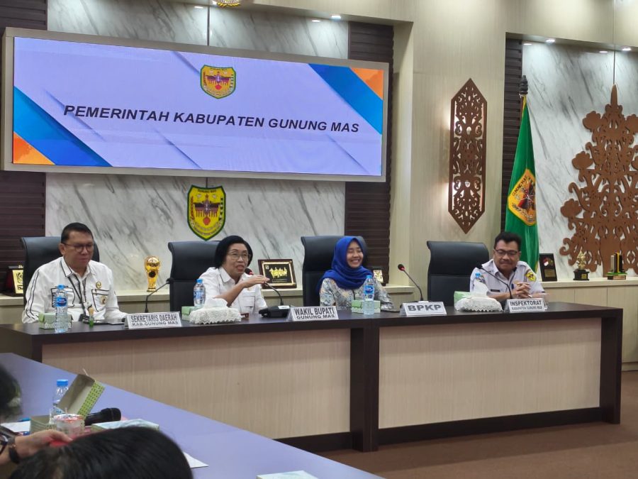 Wabup Gunung Mas Pimpin Pendampingan Penilaian Maturitas SPIP Jelang Asesmen BPKP