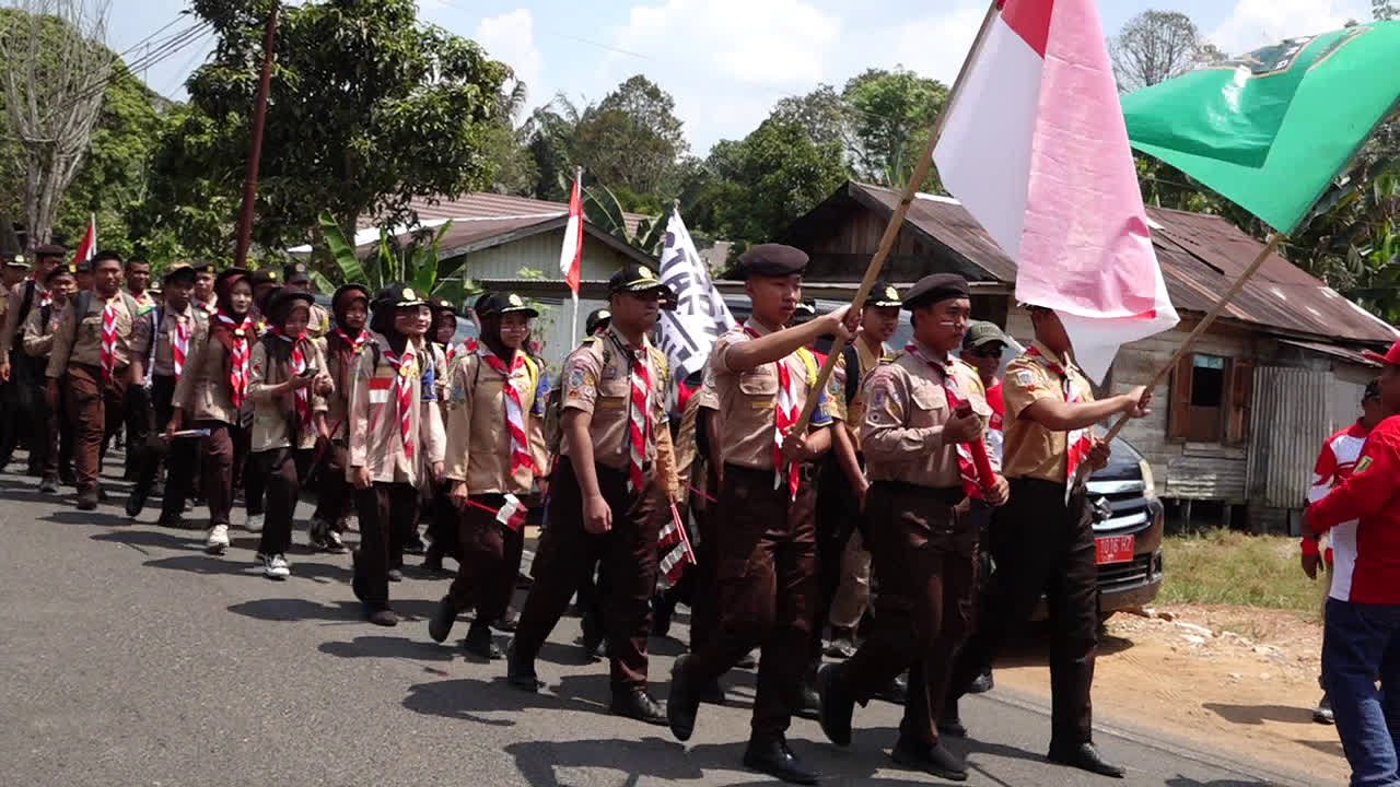 7 Kecamatan Sukses Tempuh Napak Tilas Sepanjang 30,5 KM, Kenang Perjuangan Pahlawan di Wil. Selatan