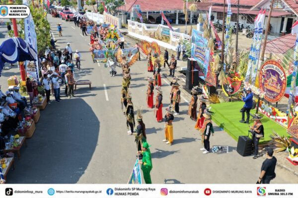 Berlangsung Semarak. Bupati Heriyus Buka Karnaval Budaya 2026
