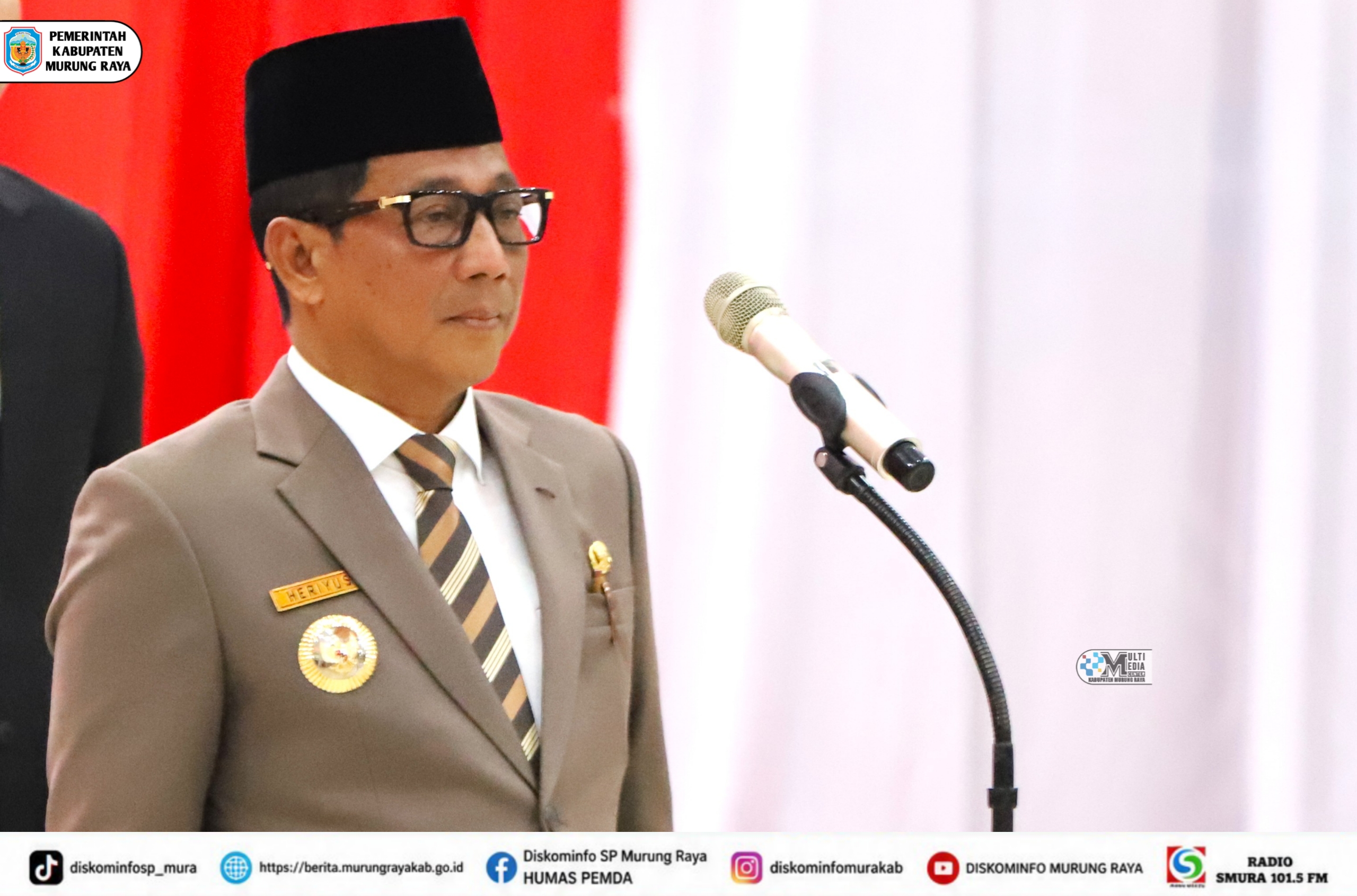 Bupati Heriyus: Paskibraka Harus Jadi Generasi Berkarakter dan Bertanggung Jawab