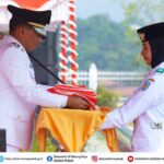 Bupati Heriyus Pimpin Upacara HUT Ke-81 RI Tingkat Kabupaten Murung Raya
