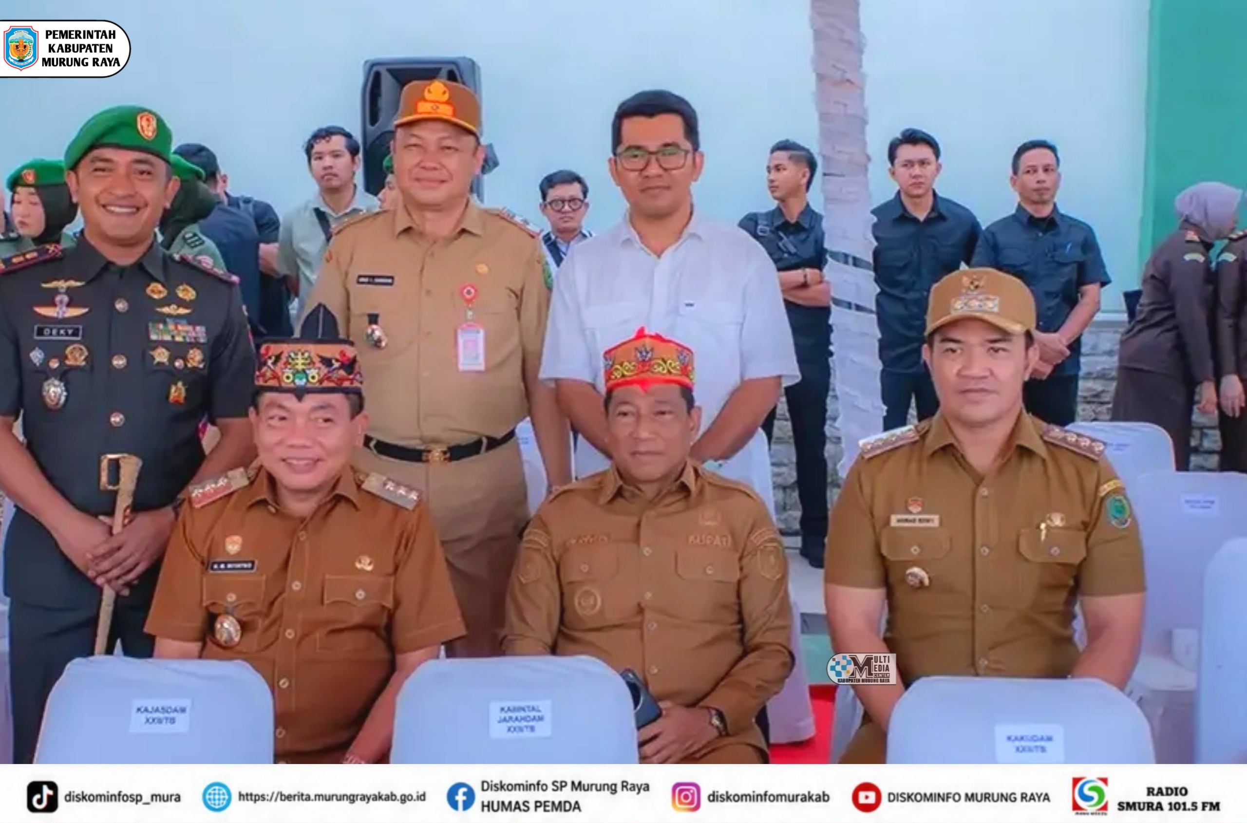 Bupati Mura Hadiri Peringatan HUT Ke – I Kodam XXII/Tambun Bungai