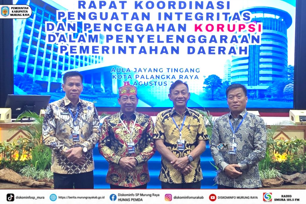 Bupati Mura Ikuti Rakor Penguatan Integritas dan Pencegahan Korupsi
