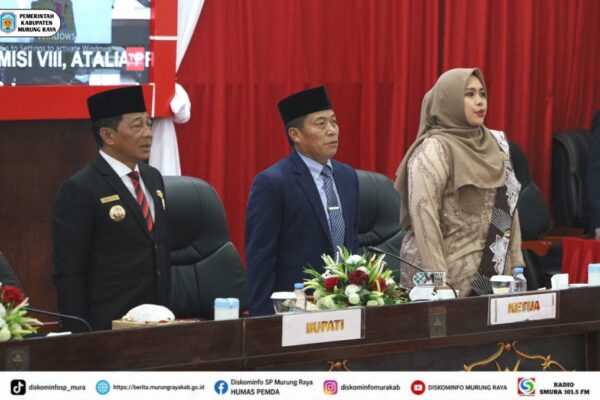 DPRD dan Pemkab Murung Raya Simak Pidato Kenegaraan Presiden RI