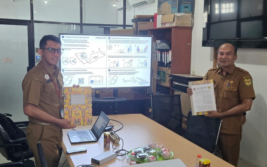 Diskominfosantik Gumas Terima Hibah 72 Perangkat Starlink Dari Pemprov Kalteng