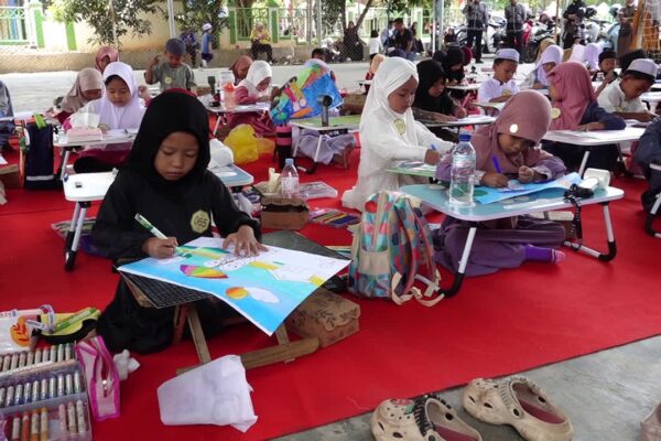 FASI Tabalong ke-14, 131 Anak Tuangkan Kreativitas Lewat Gambar dan Warna
