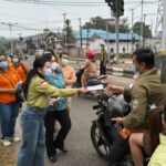 FKGMS Bagikan 8.000 Masker Kepada Masyarakat Kuala Kurun