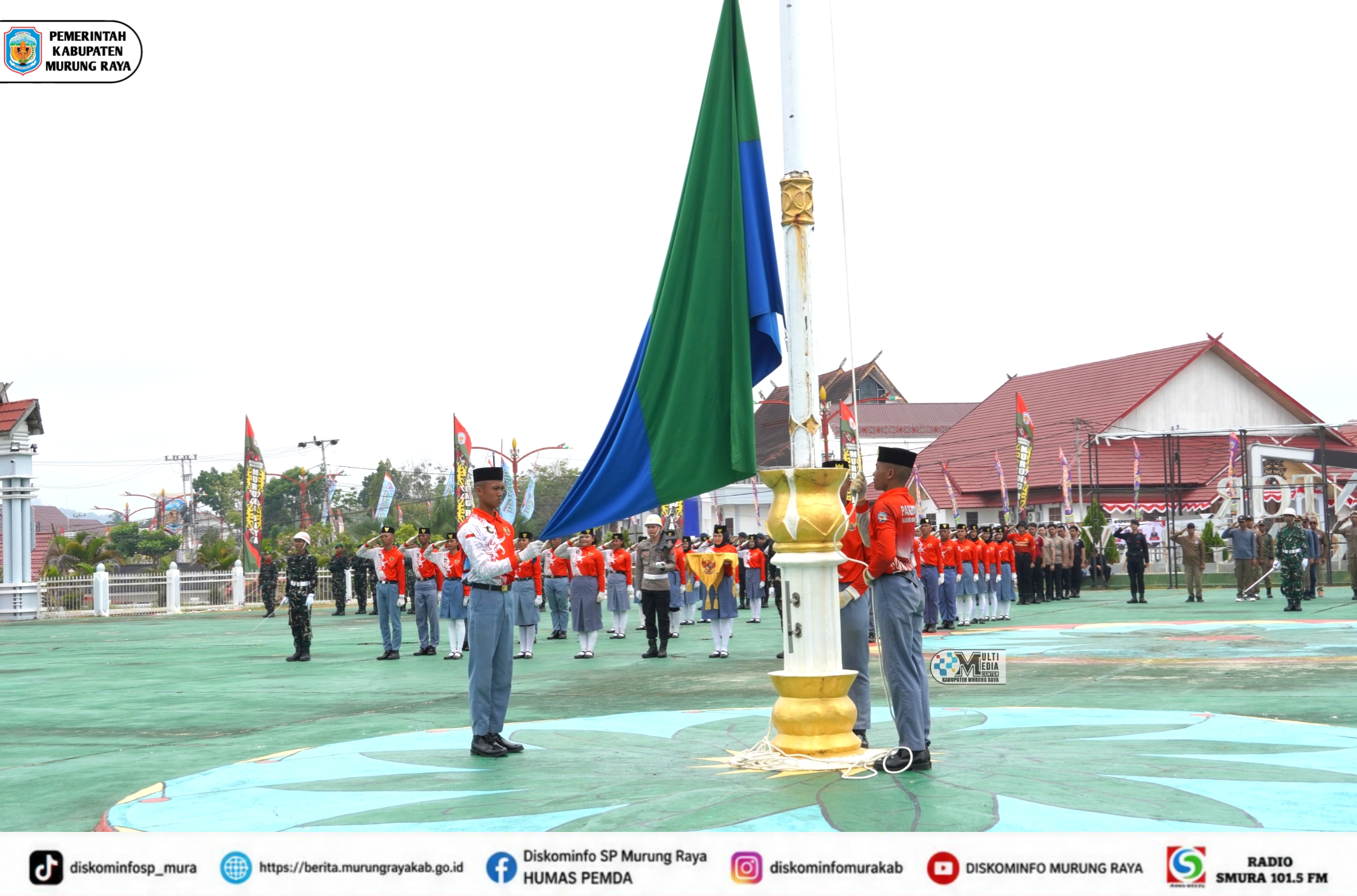 Gladi Bersih Dimatangkan, Persiapan Upacara HUT ke-81 RI di Murung Raya Kian Mantap