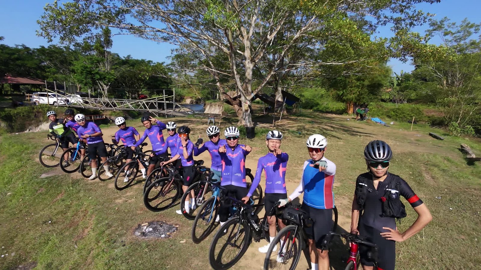 Gowes Akhir Pekan, Tabalong Road Bike Jelajahi Destinasi Wisata
