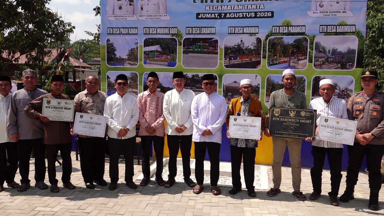 H. Fani Resmikan 6 RTH SMART di Kec. Tanta, Jadi Ruang Publik Multifungsi Dukung Pembangunan & Ekonomi