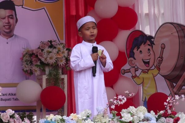 Lomba Ceramah FASI Tabalong, Anak di Bawah 7 Tahun Tampil Berani dan Percaya Diri