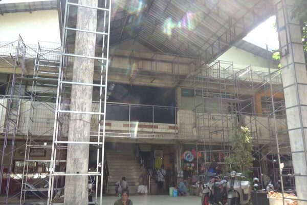 Mall Bauntung Pasar Tanjung Mulai Direvitalisasi, Pekerjaan Ditarget Selesai Desember