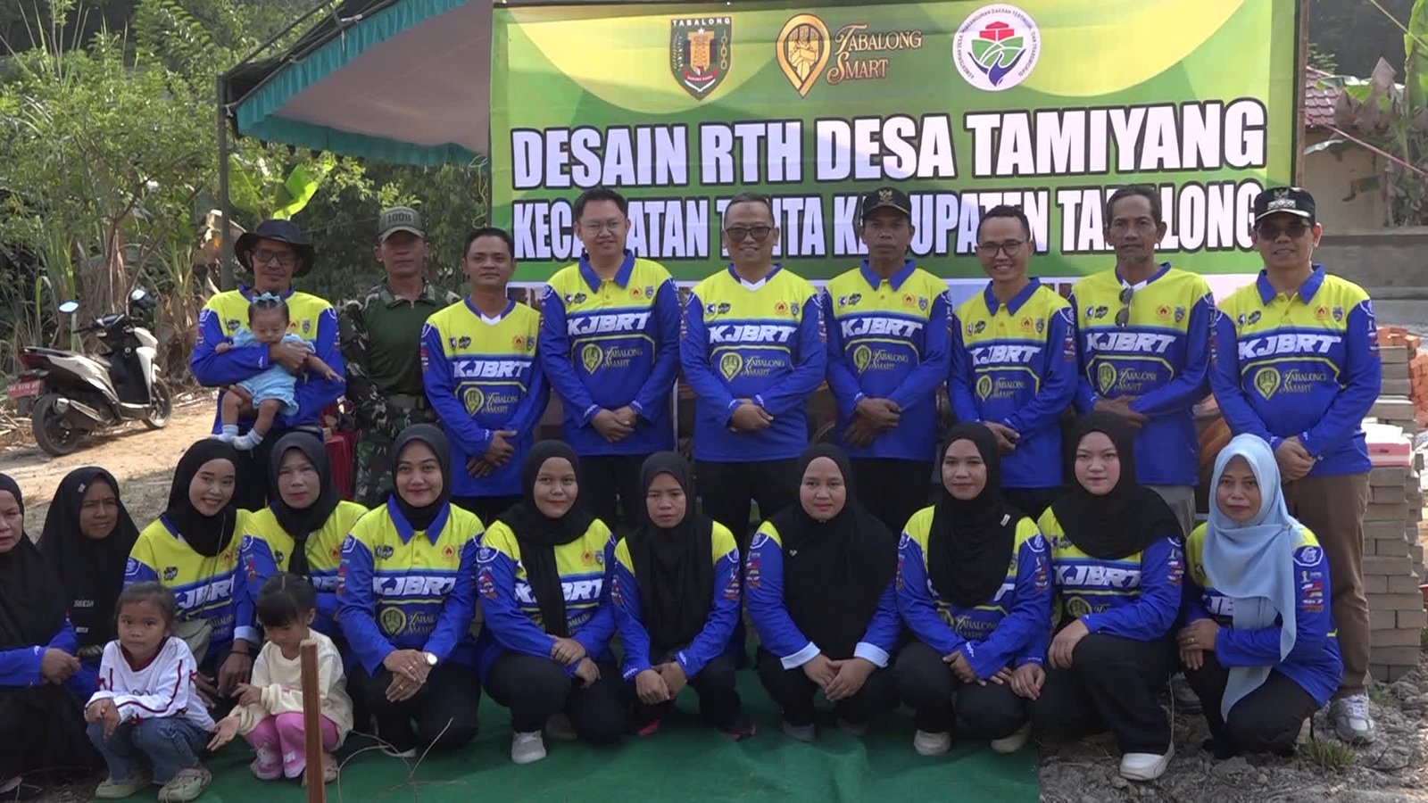 Peletakkan Batu Pertama Pembangunan RTH Smart, Dukung Percepatan Program 1 Desa 1 Wifi