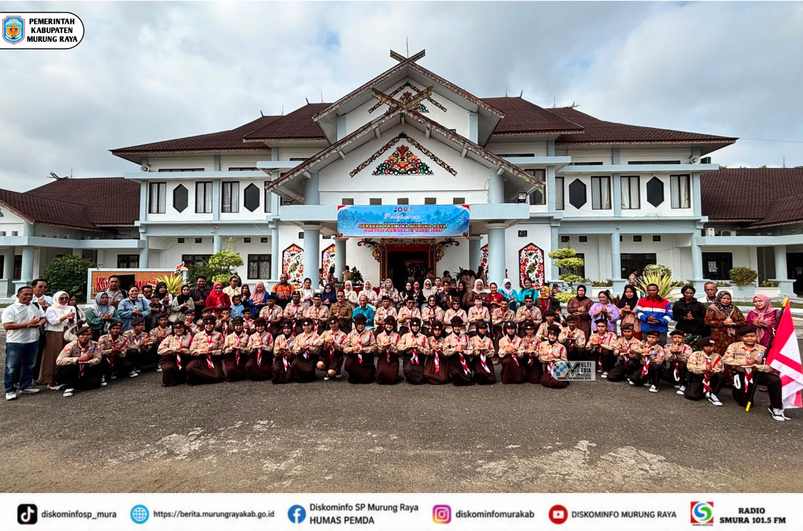 Pemkab Murung Raya Lepas Kontingen Jamnas XII 2026
