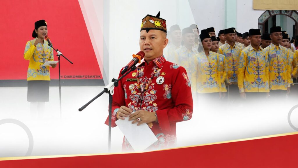 Resepsi Kenegaraan HUT ke-81 RI, Bupati Gumas Apresiasi Paskibraka dan Tekankan Pentingnya Kondusivitas