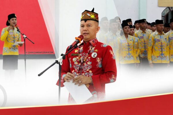 Resepsi Kenegaraan HUT ke-81 RI, Bupati Gumas Apresiasi Paskibraka dan Tekankan Pentingnya Kondusivitas