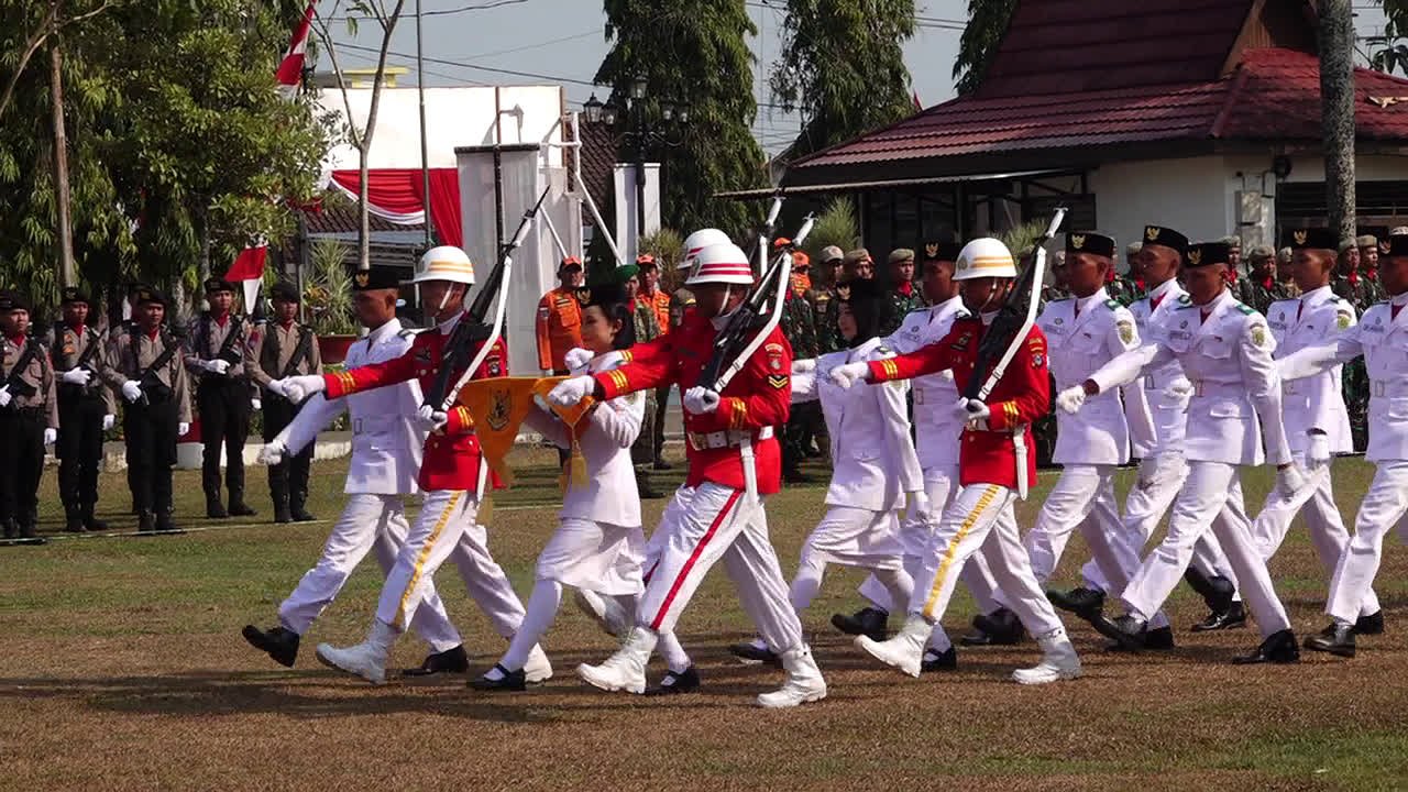Sukses Kibarkan Sang Merah Putih, Paskibraka Tabalong Ungkap Rasa Bangga