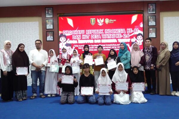 Tingkatkan Literasi di Era Digital, Desa Wayau Gelar Lomba Bertutur & Bercerita