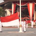 Upacara Penurunan Bendera HUT RI ke-81 di Tabalong Berlangsung Khidmat, Paskibraka Tuntaskan Tugas