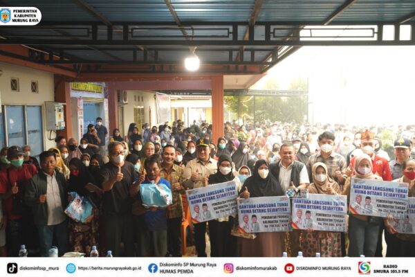 Bantuan Pemprov Kalteng Ringankan Beban Warga Murung Raya Terdampak Karhutla