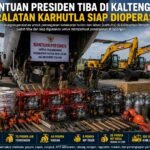 Bantuan Presiden Tiba di Kalteng, Peralatan Karhutla Siap Dioperasikan