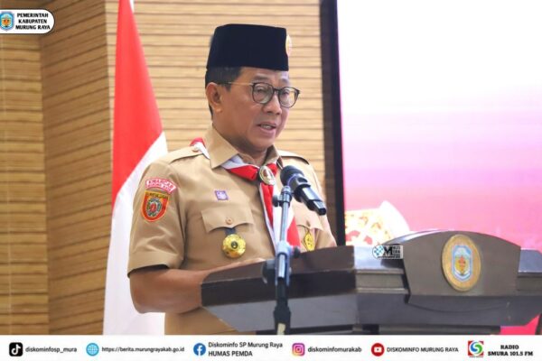 Bupati Heriyus Dorong Pramuka Murung Raya Perkuat Pengabdian kepada Masyarakat