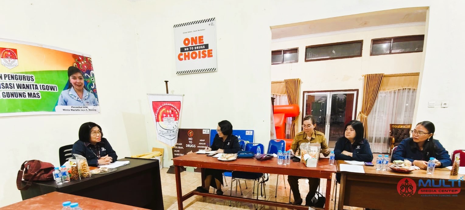 GOW Kabupaten Gunung Mas Matangkan Program Kerja, Dorong Perempuan Mandiri dan Kreatif