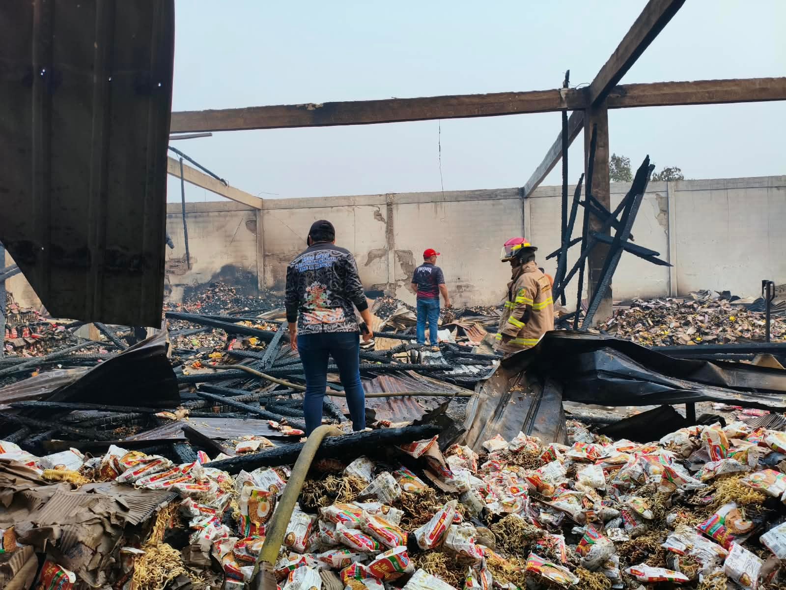 Gudang Terbakar karena Korsleting Listrik, Kerugian Rp 5,5 M