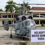 Helikopter Water Bombing Milik Rusia Dikerahkan untuk Karhutla di Kalteng