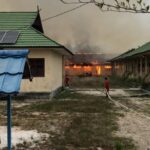 Karhutla Bakar Tiga Ruang Kelas SMKN 1 Timpah