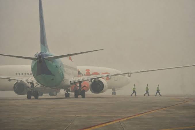 Lima Pesawat Gagal Mendarat di Bandara Tjilik Riwut