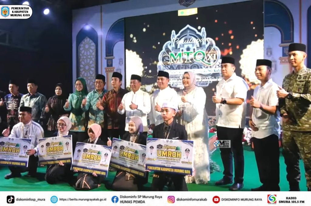 MTQ XI Murung Raya Berakhir. Bupati Mura: Perkuat Iman dan Kerukunan