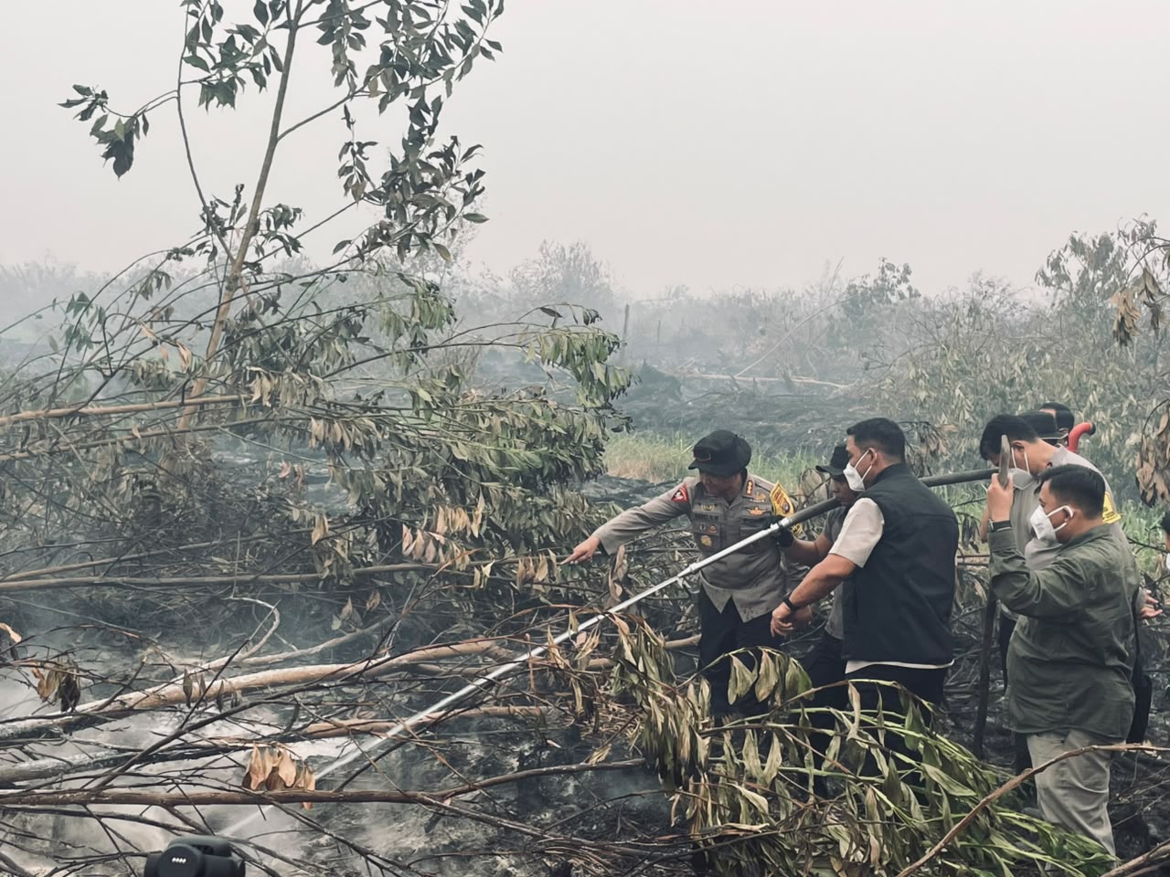Pemadaman Karhutla Menggunakan X-Fire Hingga Tembus Bara Gambut