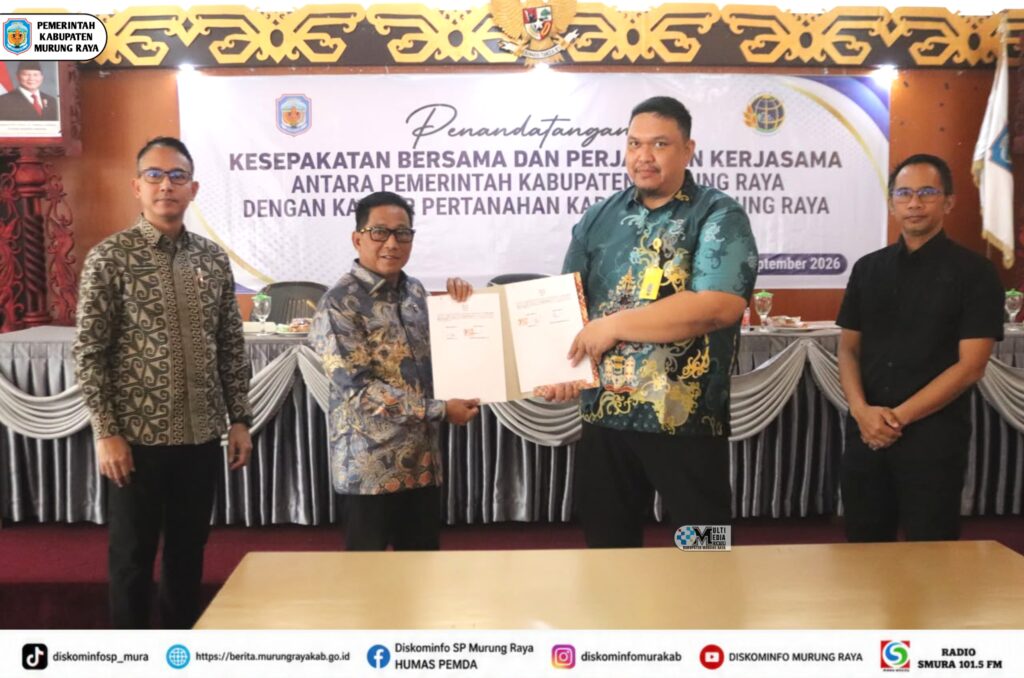 Pemkab Murung Raya dan BPN Perkuat Pelayanan Pertanahan