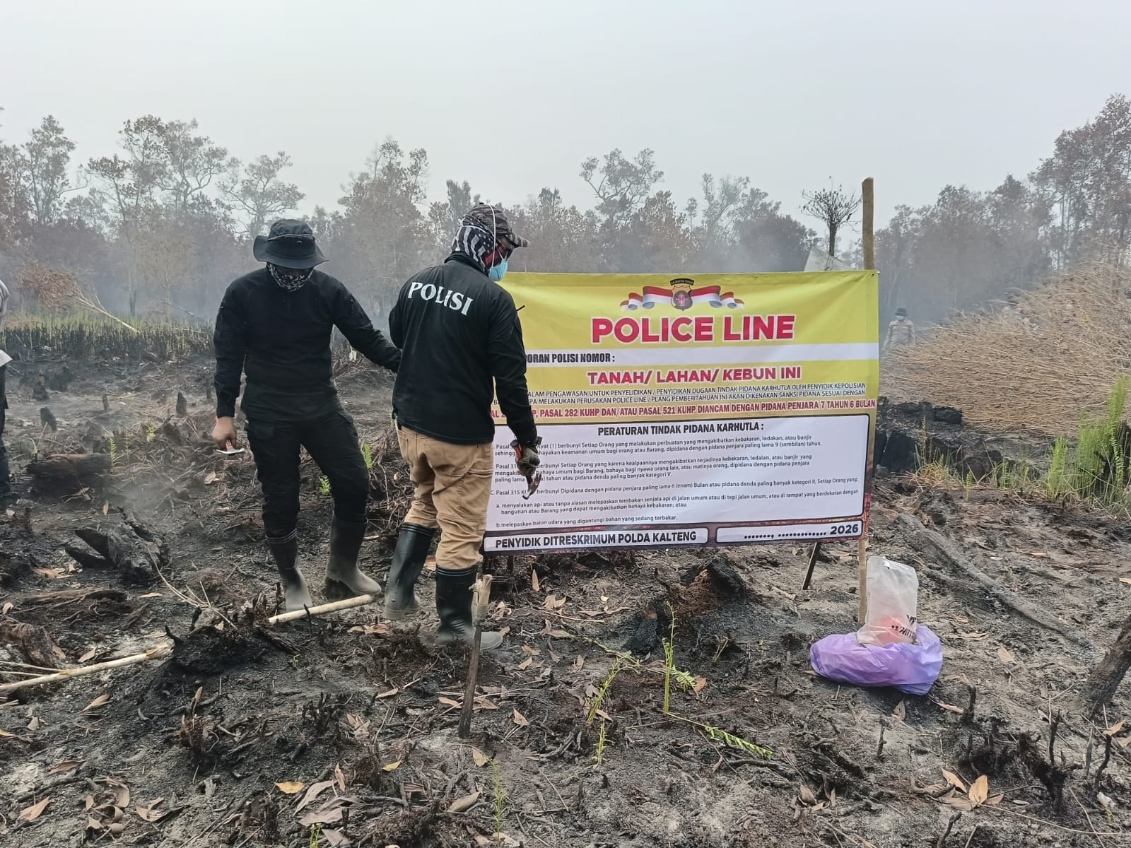 Proses 62 Kasus Karhutla, 25 Orang Jadi Tersangka