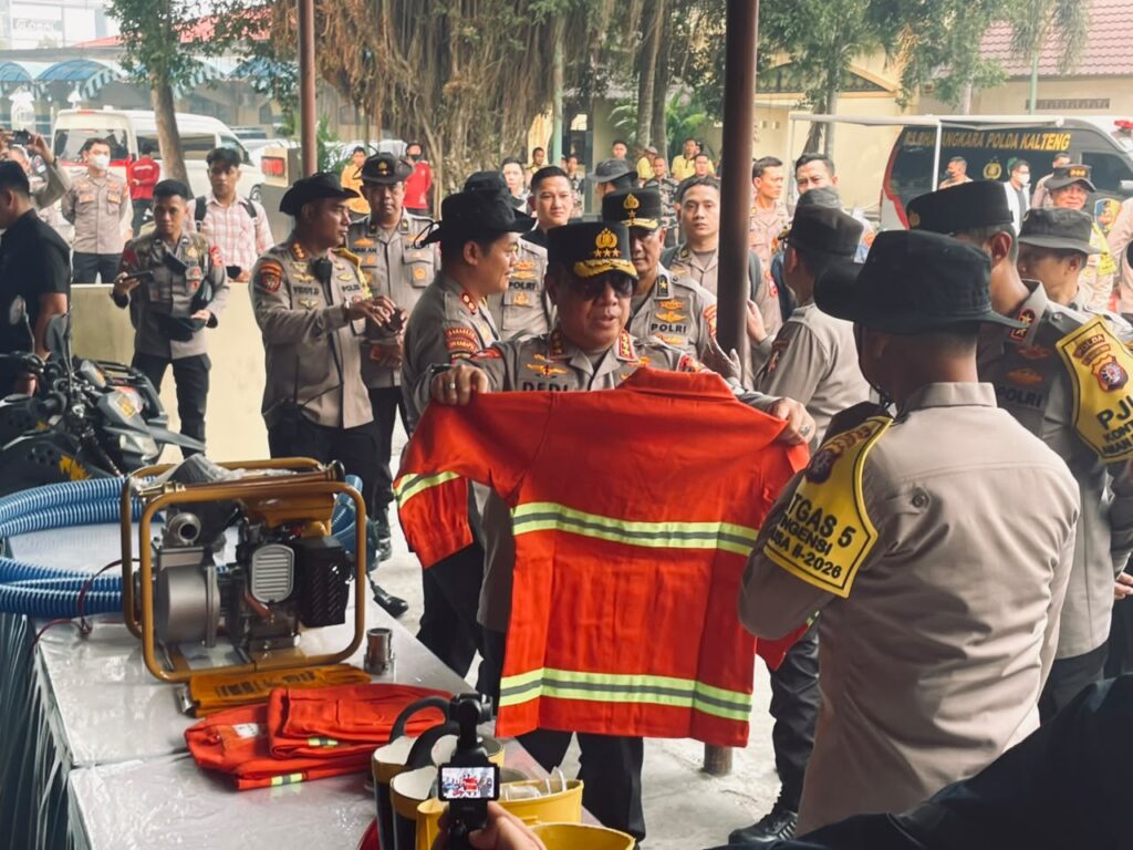 Wakapolri ke Kalteng, Pastikan Kesiapan Tangani Harhutla