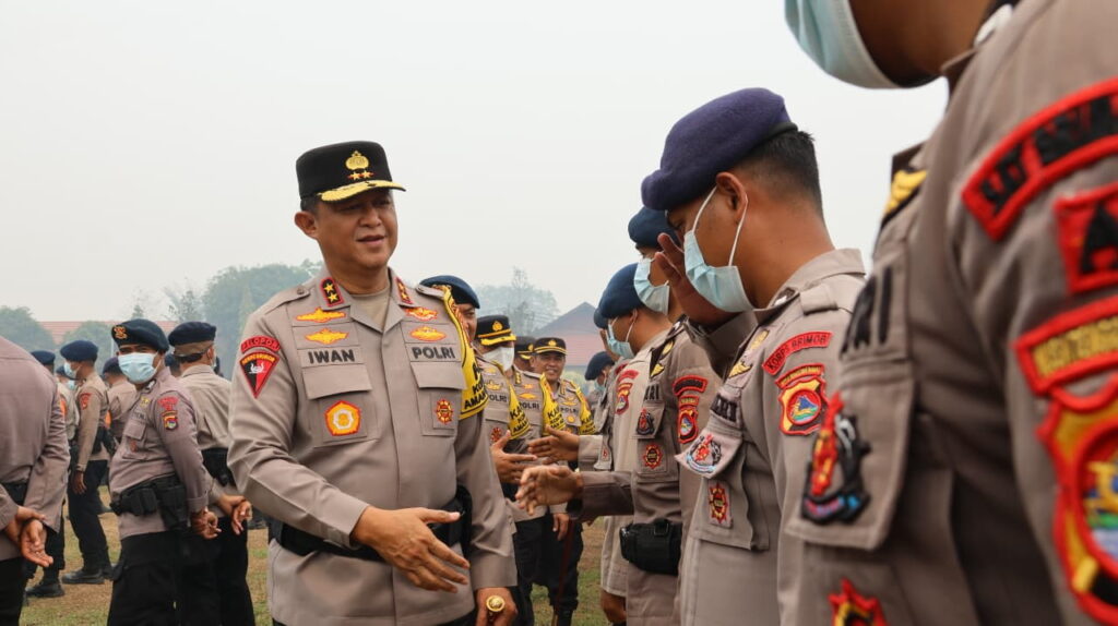 200 Brimob NTB Perkuat Penanganan Karhutla Kalteng