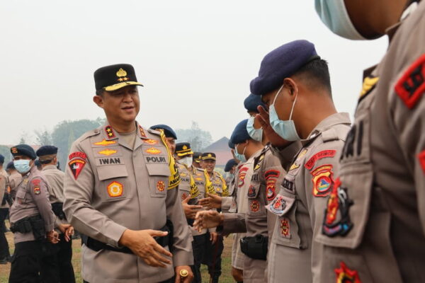 200 Brimob NTB Perkuat Penanganan Karhutla Kalteng