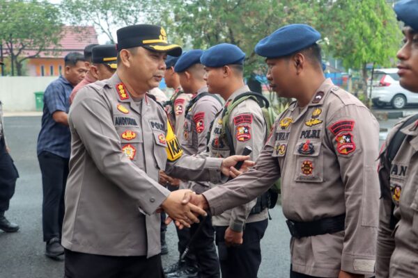 25 Brimob dari Mabes Polri Bantu di Tiga Kecamatan