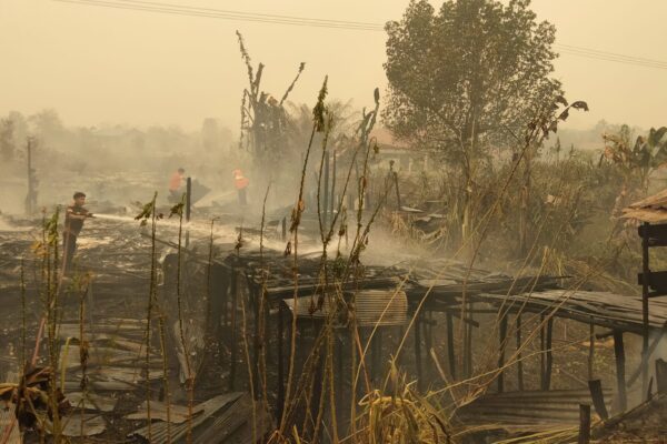 Api Diduga dari Karhutla, Kerugian Rp50 Juta