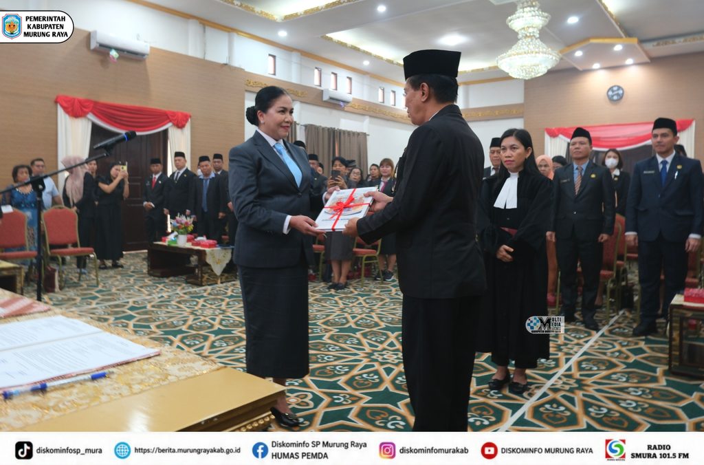 Bupati Murung Raya Pimpin Sertijab Sekda