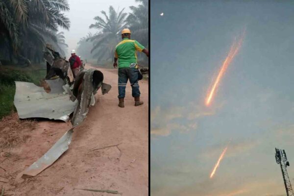 Geger! Benda Misterius Jatuh dari Langit