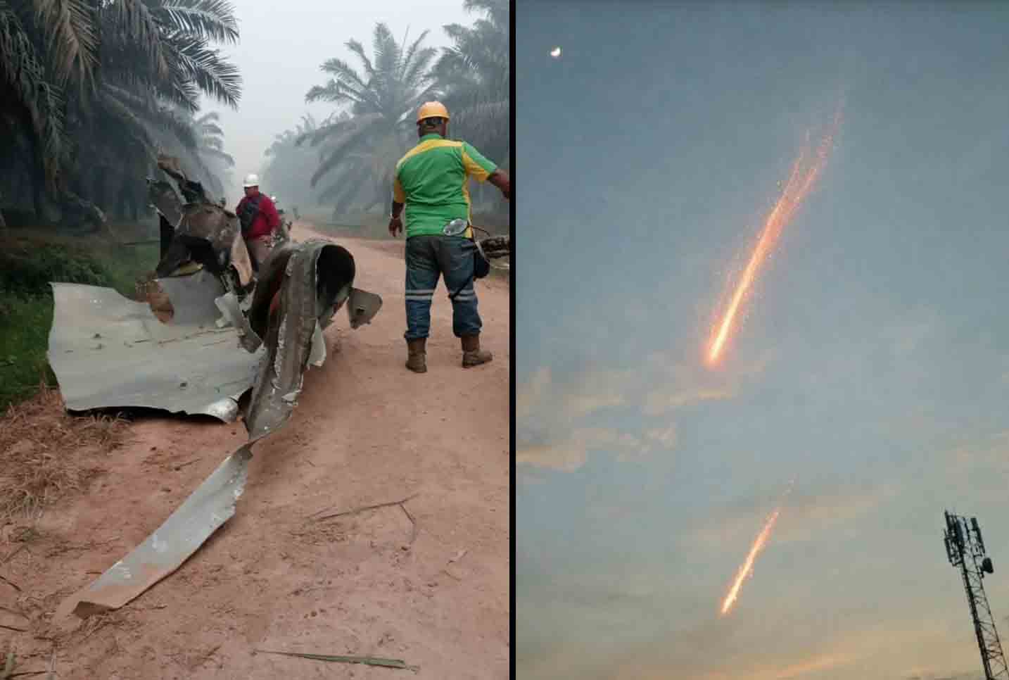 Geger! Benda Misterius Jatuh dari Langit