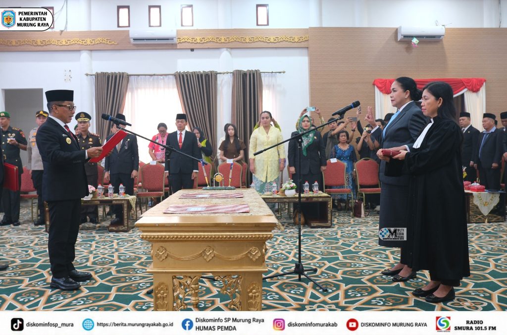 Lynda Kristiane Resmi Emban Amanah Sekda Murung Raya