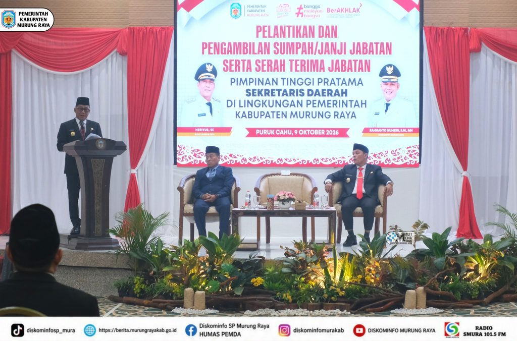 Sekda Definitif Murung Raya Dipilih Melalui Seleksi Terbuka